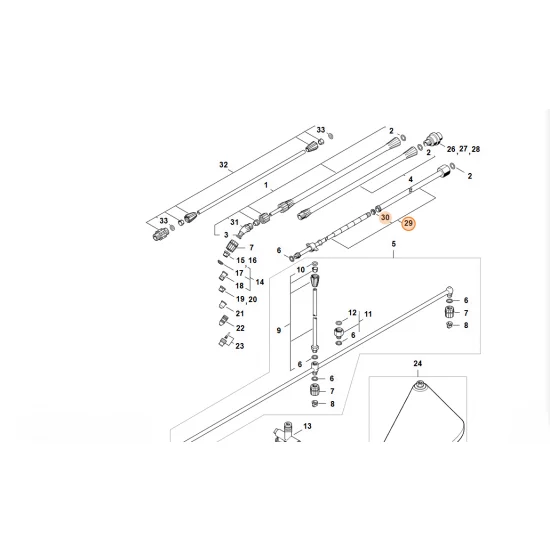 STIHL  Wysięgnik teleskopowy 4255 500 2101